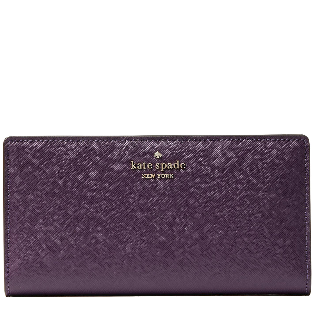 Kate Spade Laurel Way Stacy Wallet in Brambleber PinkOrchard