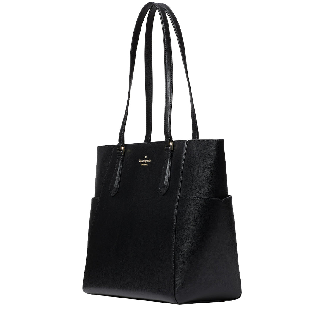 Kate Spade Tippy Medium Top Zip Tote Bag in Black