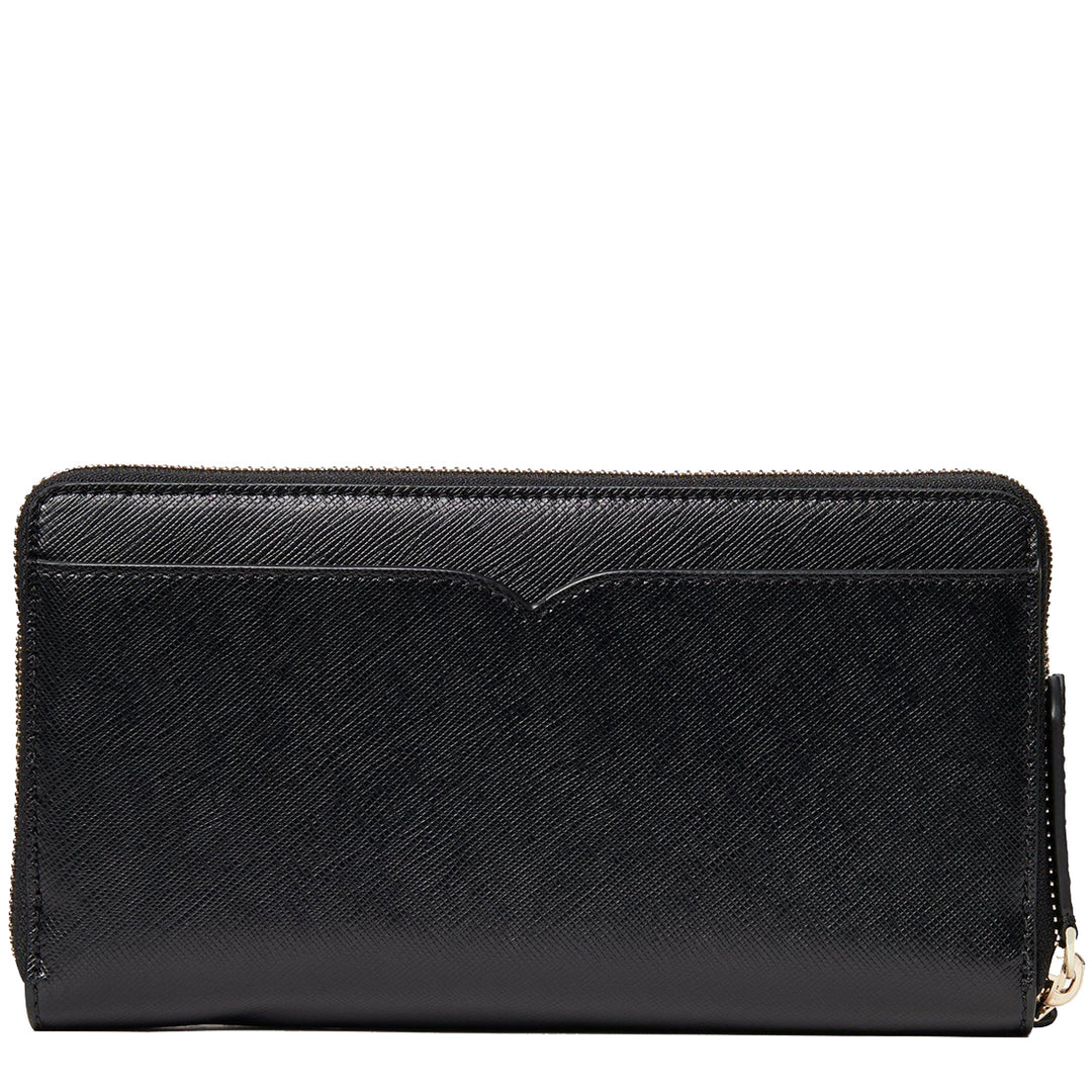 Kate Spade Payton Large Carryall Wristlet Wallet in Black PinkOrchard