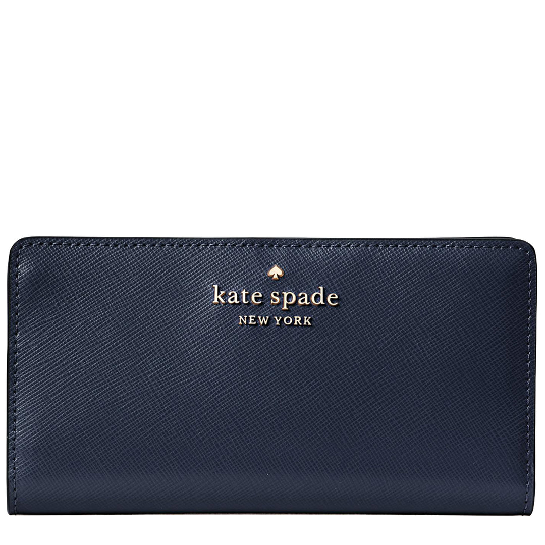 Kate Spade Staci Large Slim Bifold Wallet in Nightcap PinkOrchard