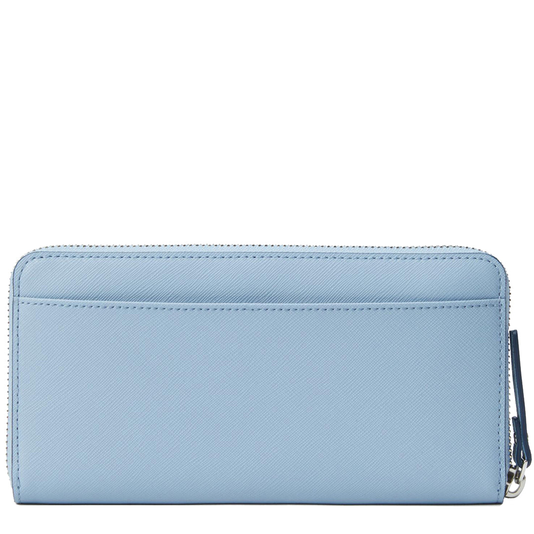 NEW Kate Spade Laurel Way Neda Large best Leather Wallet in Thunder Cloud Gray