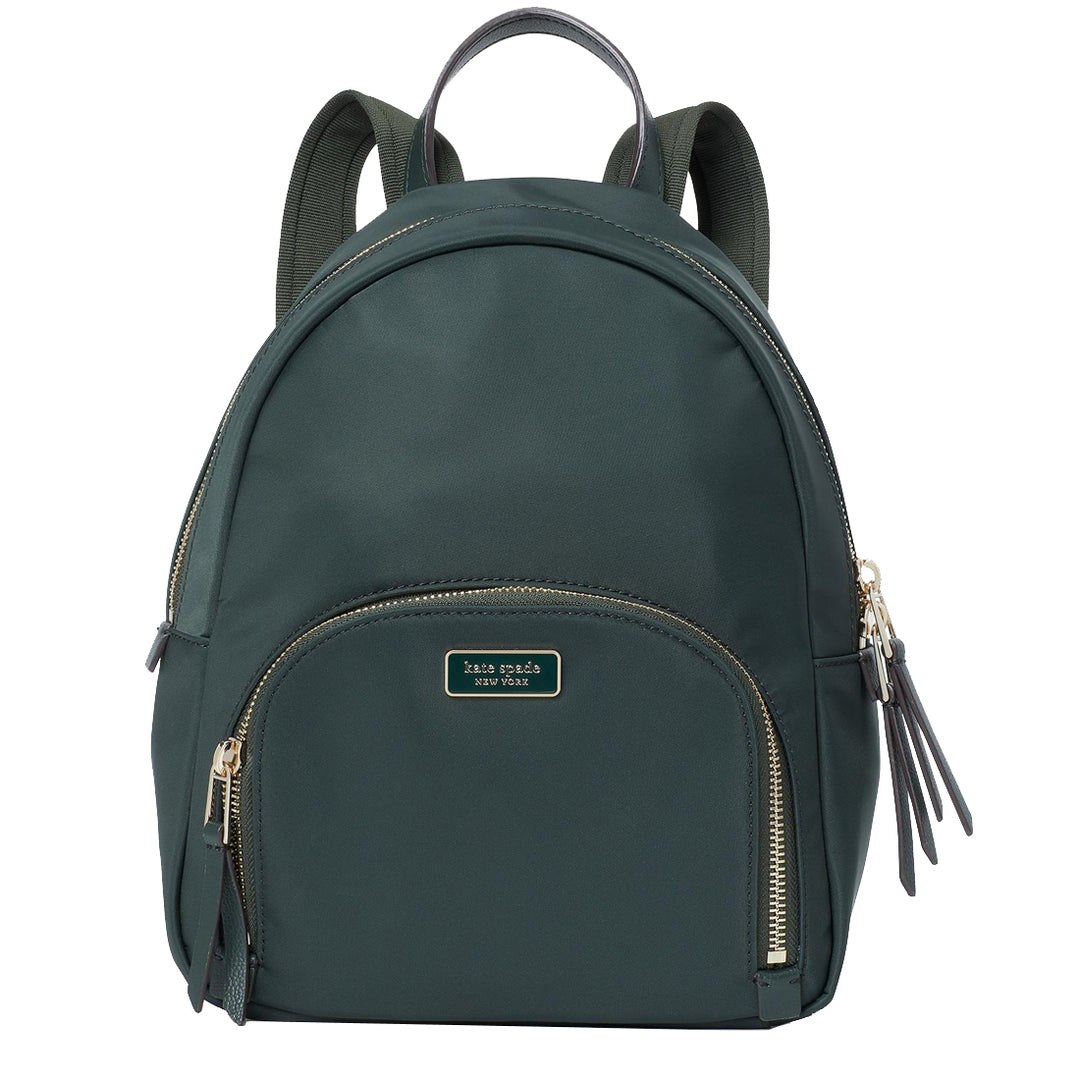 Kate Spade Dawn Medium Backpack Bag in Deep Evergreen PinkOrchard