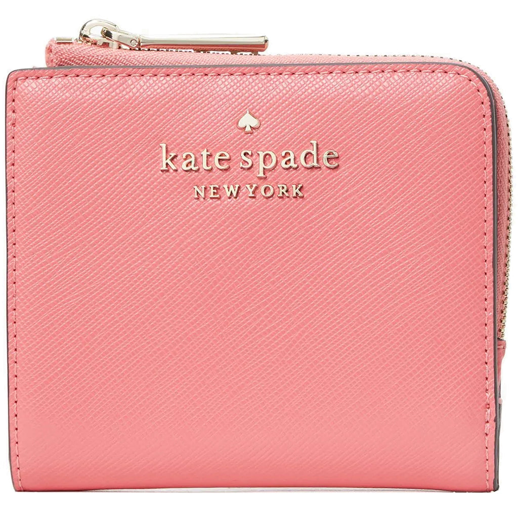 Shop kate spade new york 2023 SS Plain Leather Folding Wallet