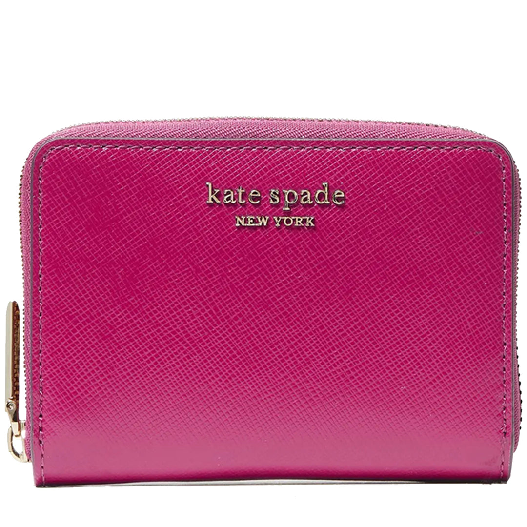 Kate Spade Spencer Zip Cardholder in Deep Raspberry pwr00016 PinkOrchard