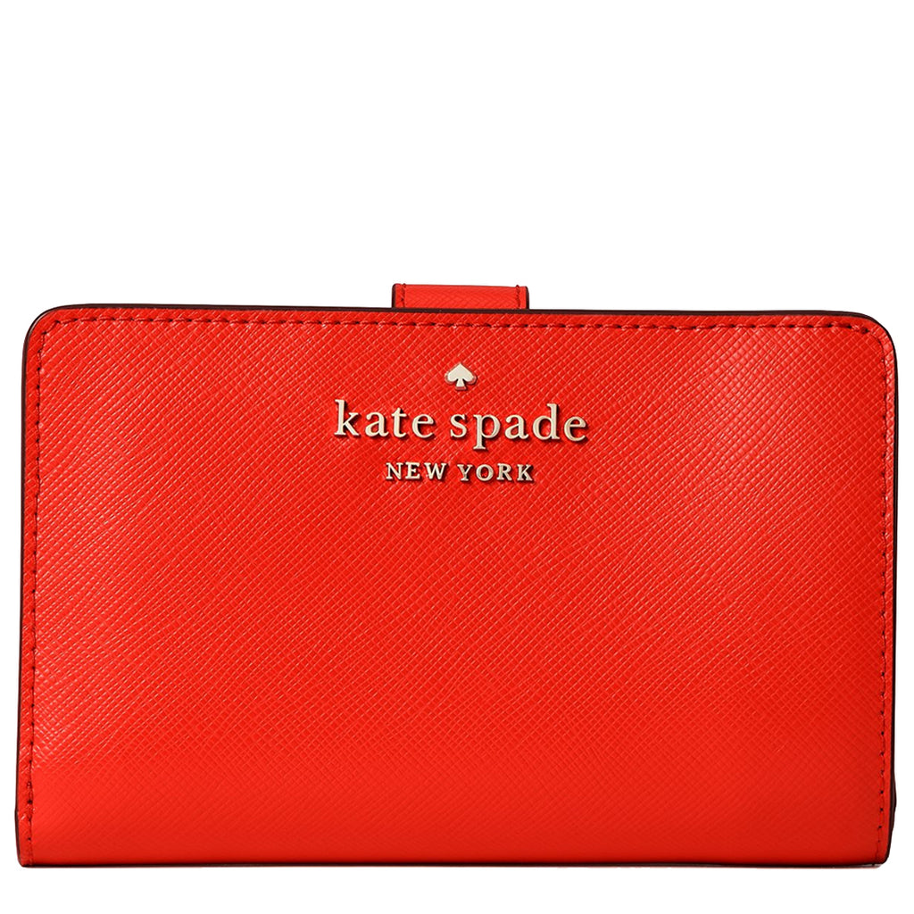 Kate Spade Staci Medium deals Compact Bifold Wallet Gazpacho