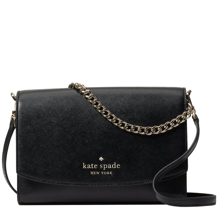 Kate Spade Carson Convertible Crossbody Black Saffiano Leather