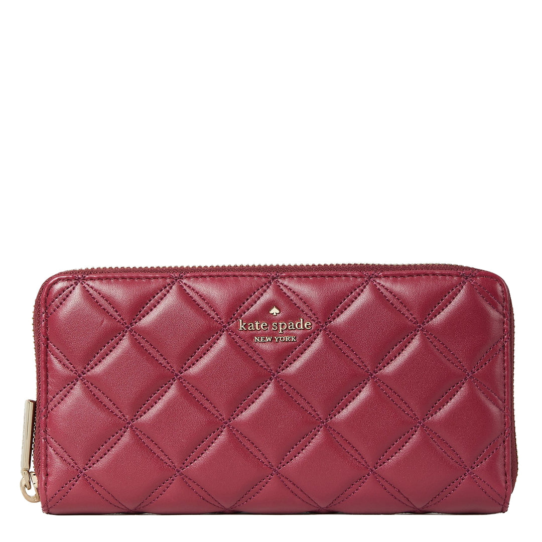 Kate Spade Natalia deals Quilted Smooth Leather Large Continental Wallet