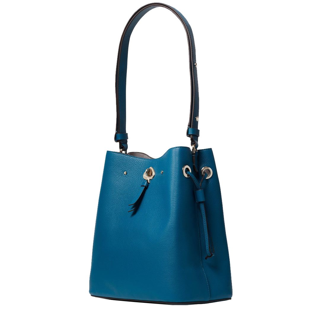 Kate Spade Marti Large Bucket Bag in Dark Peacock wkru6827