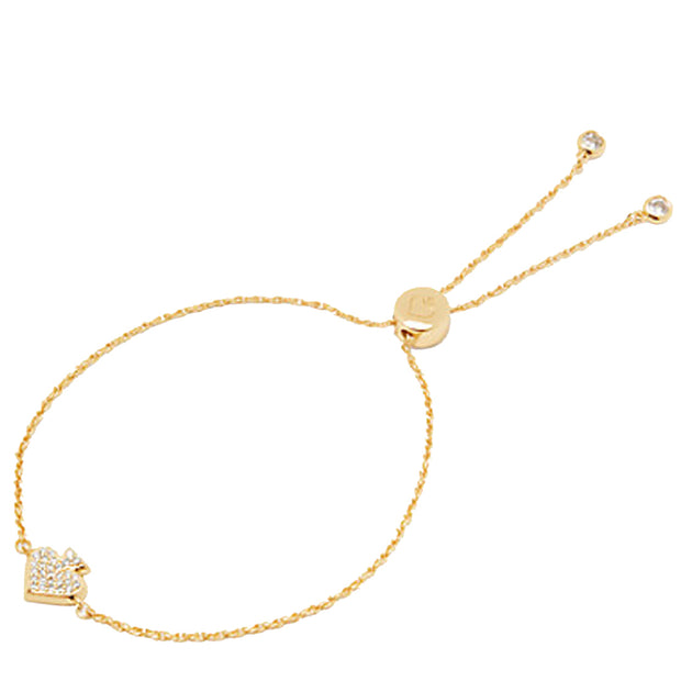 Buy Kate Spade Everyday Spade Pave Slider Bracelet in Clear/ Gold Multi o0r00185 Online in Singapore | PinkOrchard.com