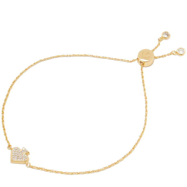 Buy Kate Spade Everyday Spade Pave Slider Bracelet in Clear/ Gold Multi o0r00185 Online in Singapore | PinkOrchard.com