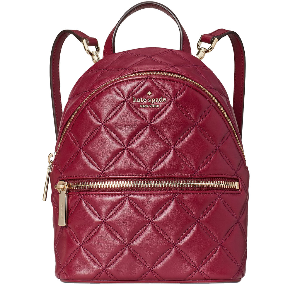 Kate Spade Natalia Mini Convertible Backpack Bag in Blackberry