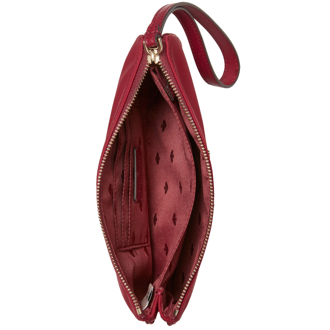 Kate Spade chelsea Nylon Cranberry Cocktail newest medium wristlet pouch Bag