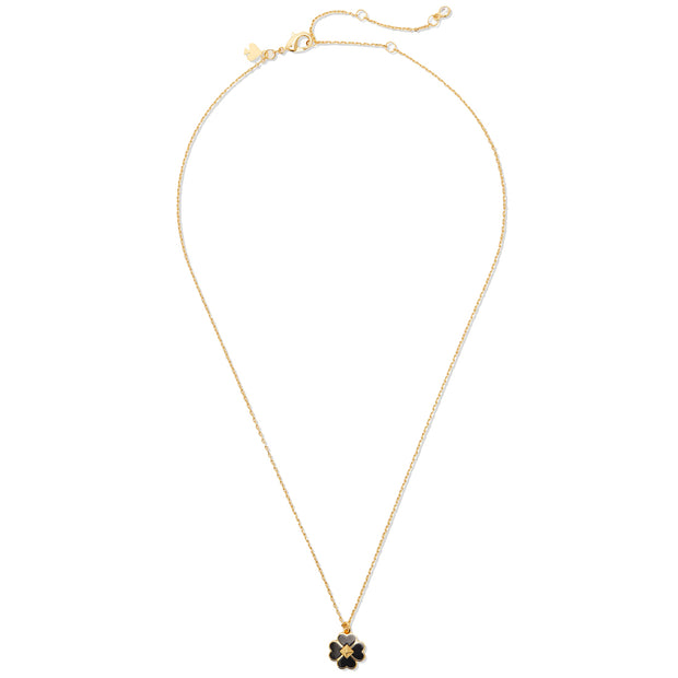 Buy Kate Spade Spades & Studs Enamel Mini Pendant Necklace in Black o0ru3241 Online in Singapore | PinkOrchard.com