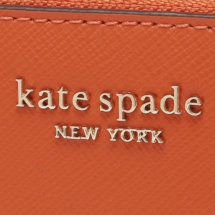 Kate Spade Marti Melon Ball Leather Large Flap Wallet Orange NWT K6402 249  MSRP - Etsy