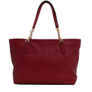 Coach Bag 26769 Madison East West Leather Tote- Scarlet