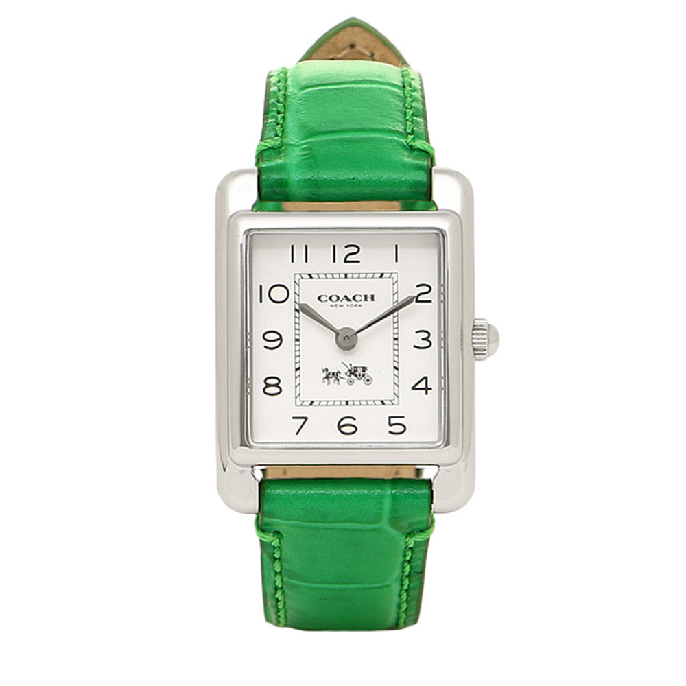 Coach green online watch