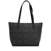 Coach 31204 NY Stories Skyline Signature Taylor Tote Bag- Black