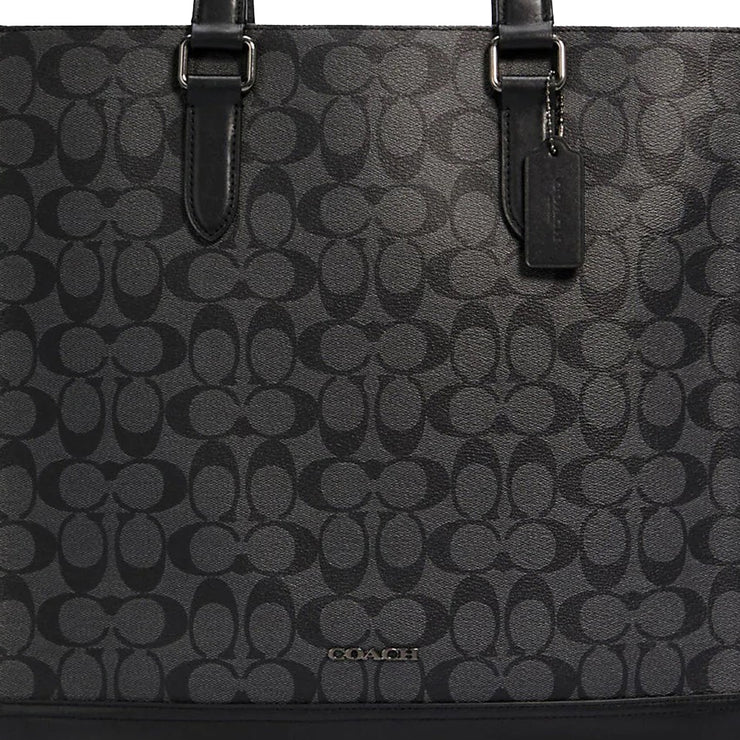 COACH®  Graham Structured Tote With Coach Monogram Print