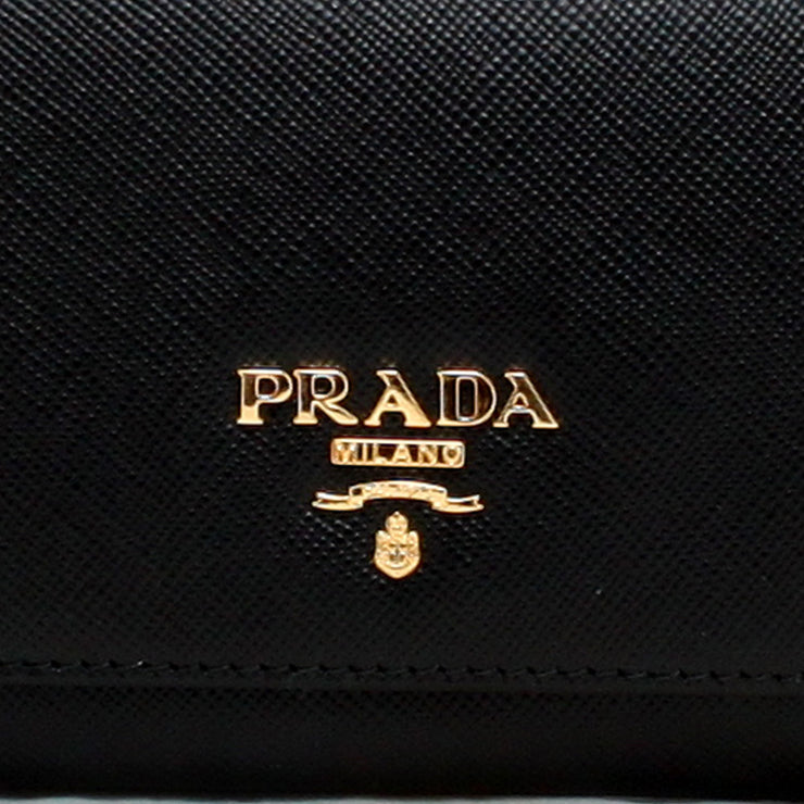 Prada 1MH132 Saffiano Leather Long Fold Wallet- Visone