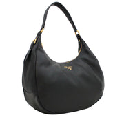 Prada B4311M Vitello Daino Leather Hobo Bag- Ink