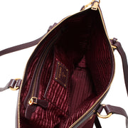 HANDBAGS :: HANDBAGS :: Prada Red Tessuto Nylon Saffiano Leather Trim  Shopping Tote Bag 1BG253