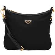 Prada BT0706 Tessuto Nylon Sling Bag- Black