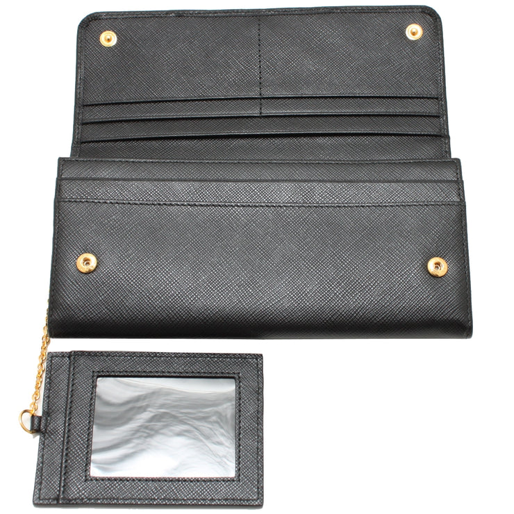 Prada 1MH132 Saffiano Leather Long Fold Wallet- Argilla