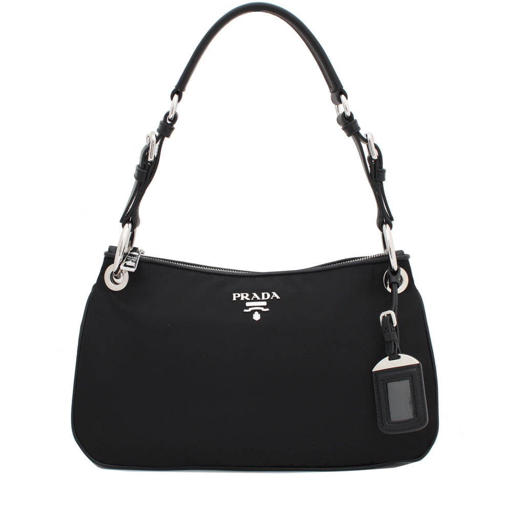 Prada Tessuto Nylon Pochette - Black Shoulder Bags, Handbags - PRA518841