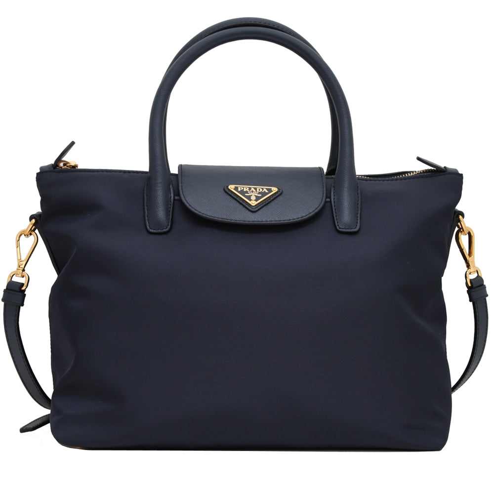 Prada BN2106 Tessuto Nylon Convertible Tote Bag PinkOrchard