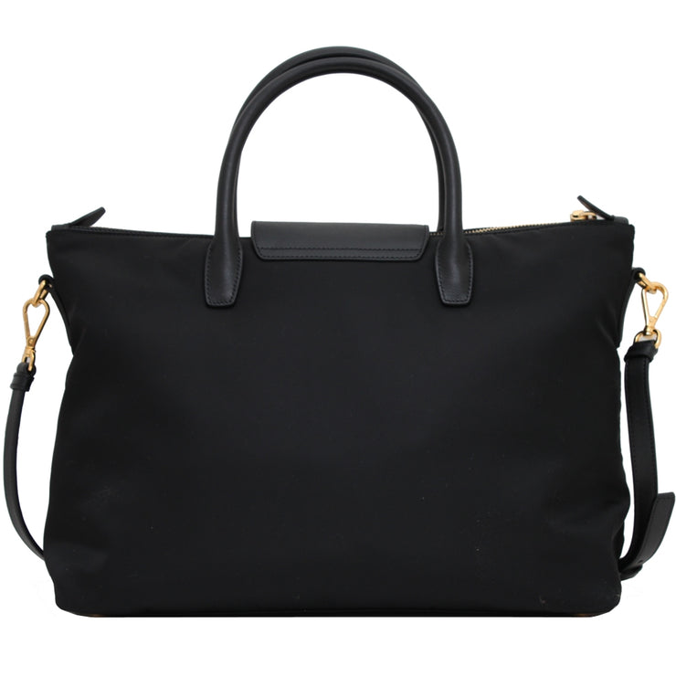 Prada BN2541 Tessuto Nylon Convertible Tote Bag PinkOrchard