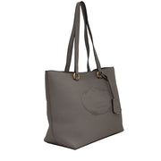 Prada 1BG100 Vitello Daino Leather Shopping Bag- Argilla