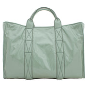 Miu Miu Tessuto Vernice Patent Tote Bag