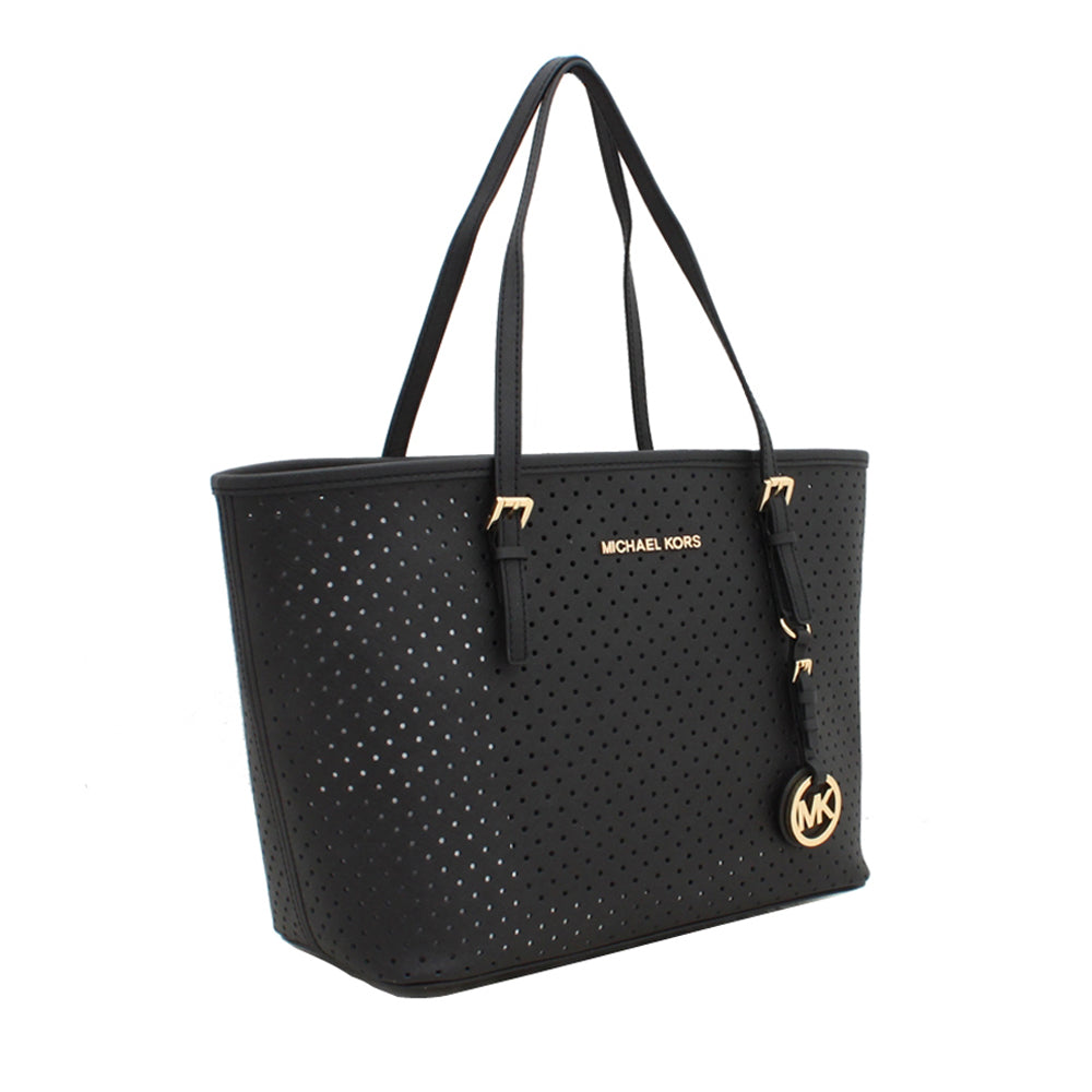 Michael Kors Jet Set offers perforated purse