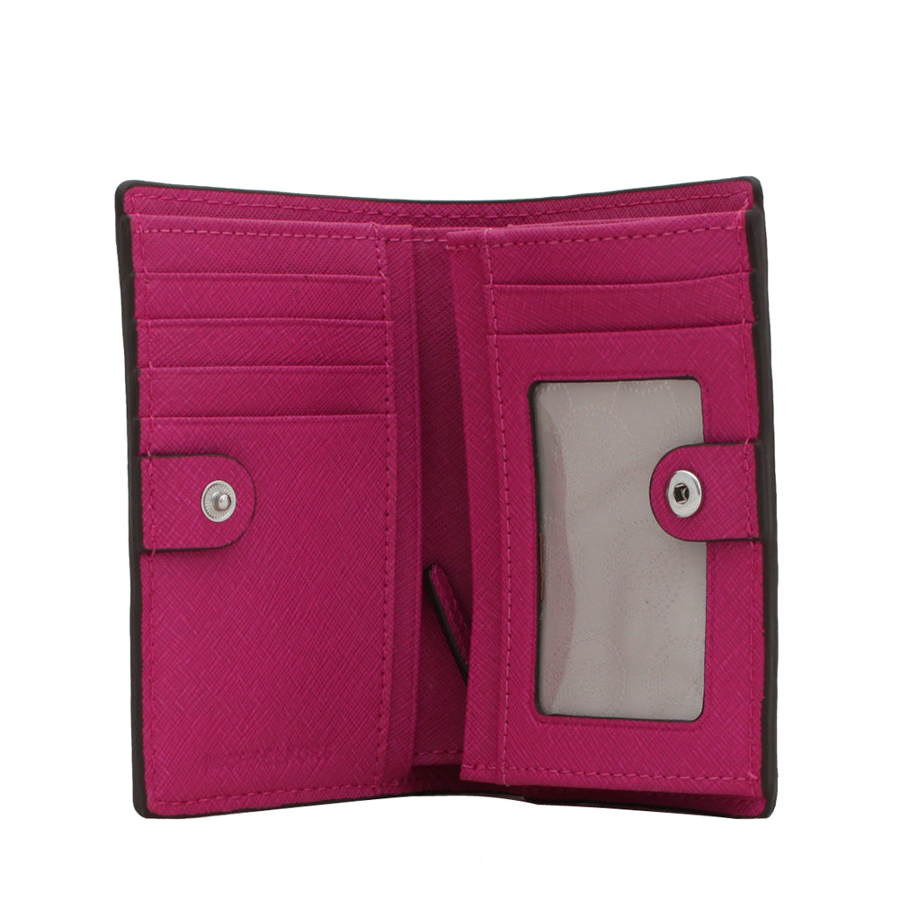 Michael Kors Jet Set Medium Slim Wallet Fuschia