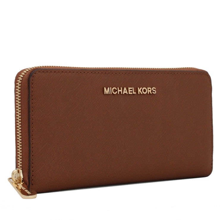 Michael Kors Jet Set Continental Saffiano Wallet- Palm