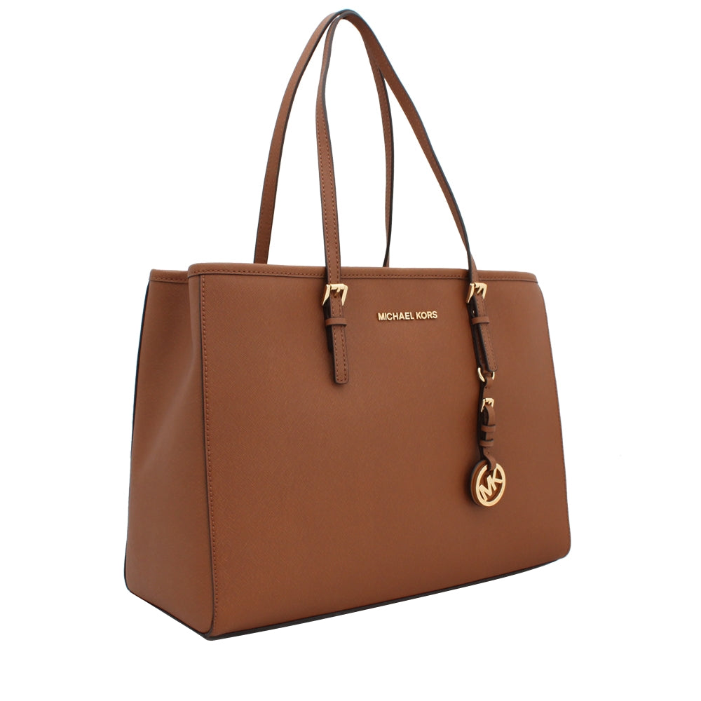 MICHEL KORS Leather hotsell Jet Set East West Tote