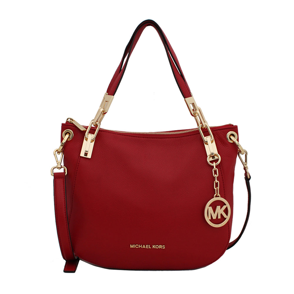 Michael Kors Brooke Medium Shoulder Bag PinkOrchard