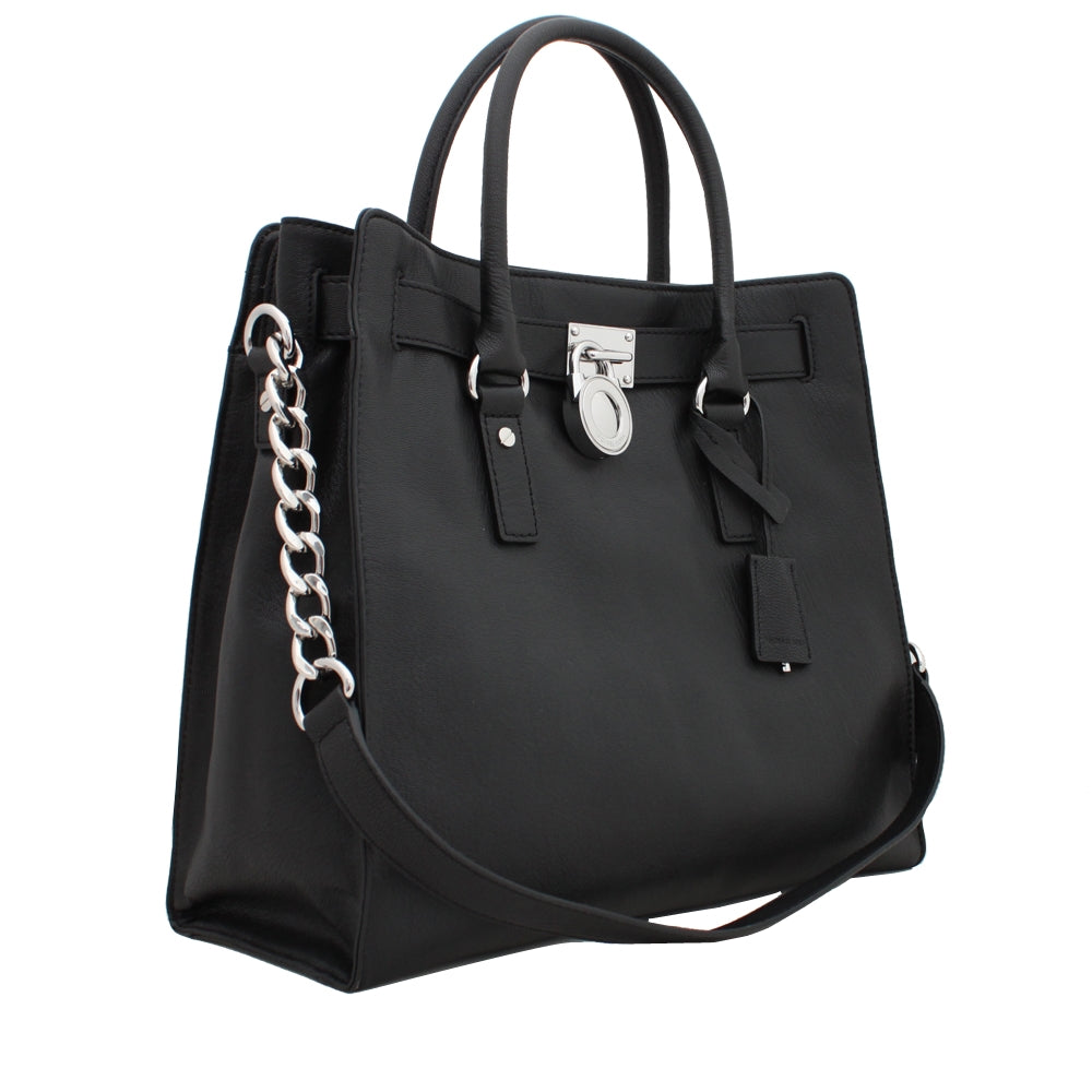 Michael Kors Hamilton Large North South Tote Bag Black