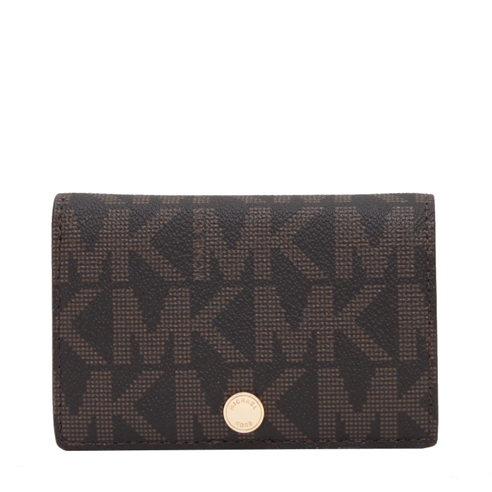 Michael michael kors medium saffiano leather slim clearance wallet