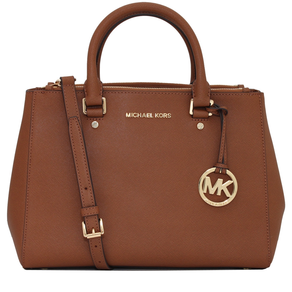 Michael Kors Sutton Medium Saffiano Leather Satchel Bag