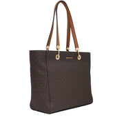 Michael Kors Raven Large Logo Tote Bag- Brown