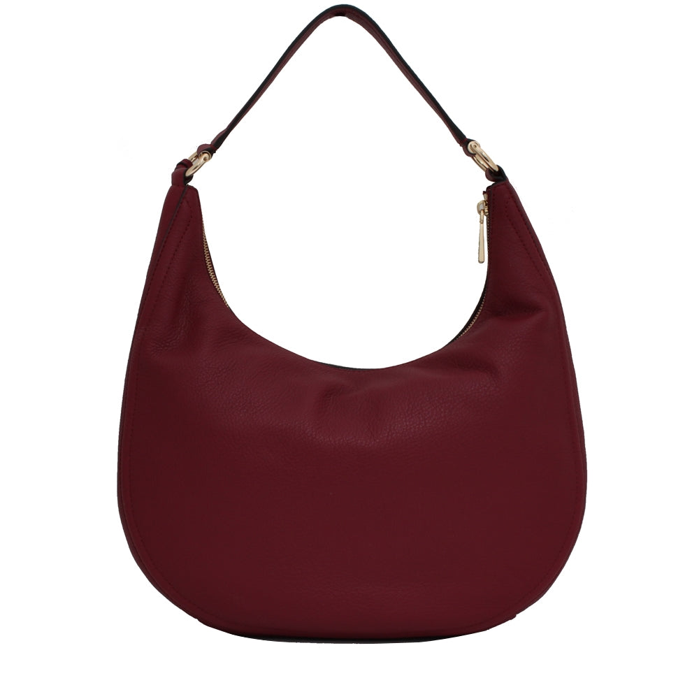 Michael Kors Lydia Leather Large Hobo Bag PinkOrchard