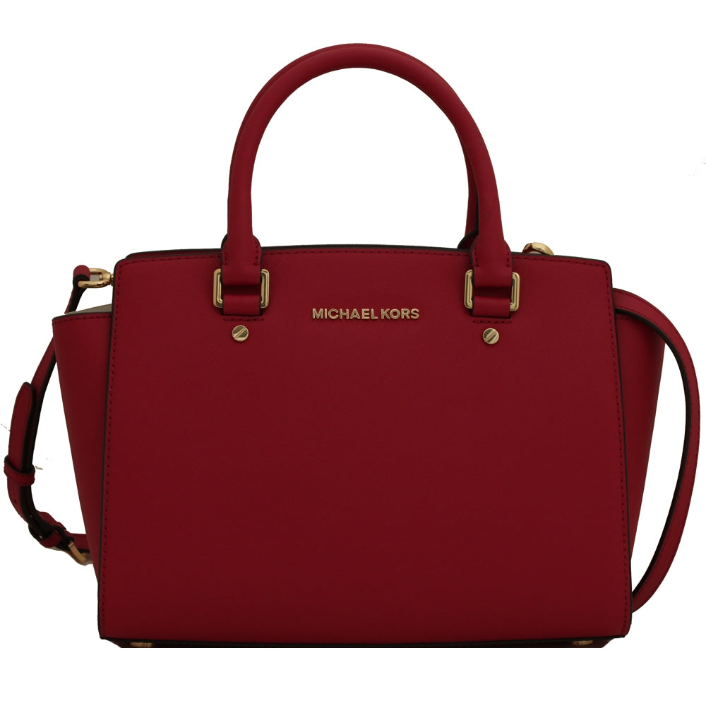 Michael kors selma saffiano satchel best sale