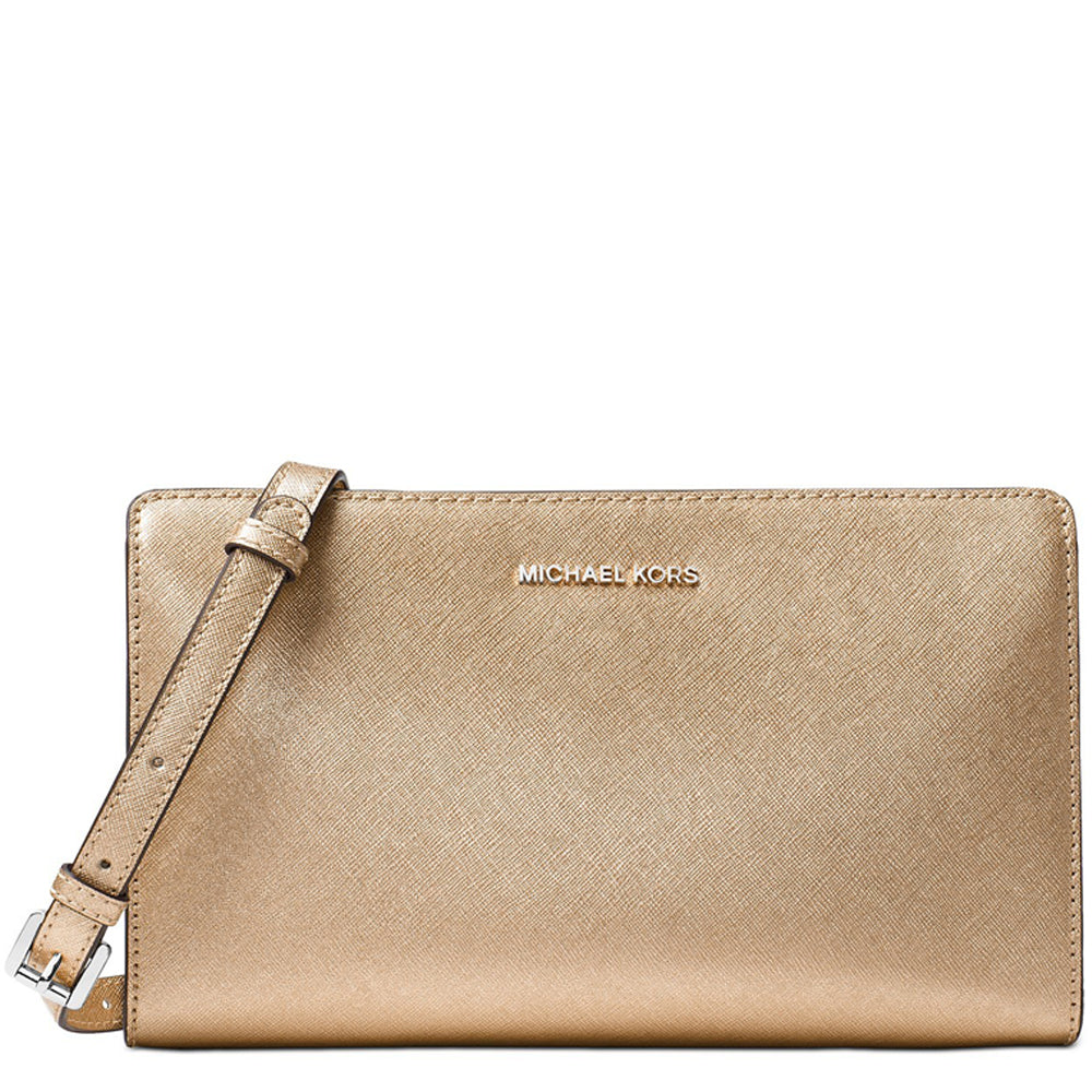 Michael kors gold clutch bag hotsell