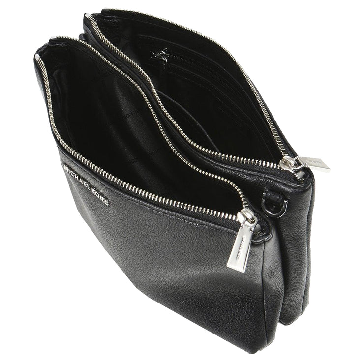 Michael Kors Ladies Pebble Leather Double Pouch Crossbody Bag