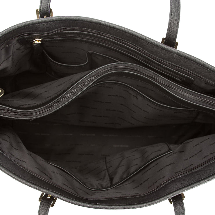 MICHAEL KORS Jet Set Medium Saffiano Leather Top-Zip Tote Bag