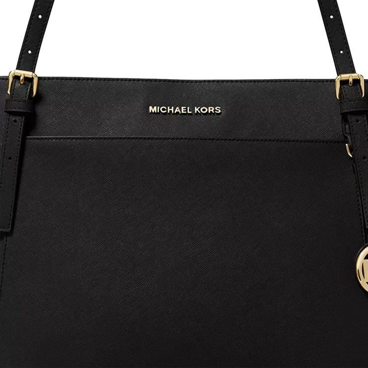 Michael Kors Voyager Large Saffiano Leather Top-zip Tote Bag In