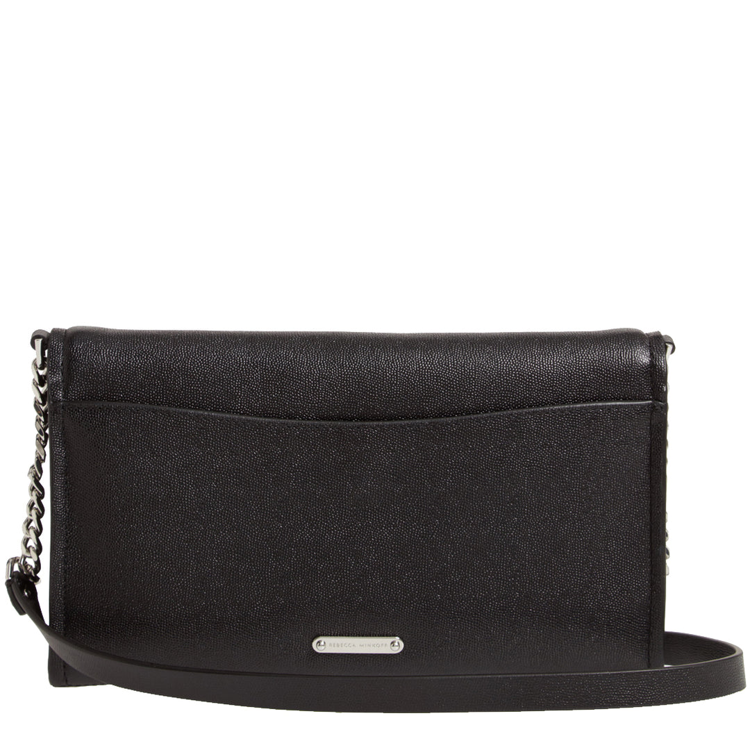 Rebecca Minkoff Jean Convertible Clutch Bag in Black PinkOrchard