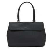 Furla Patty Saffiano Leather Tote Bag- Onyx