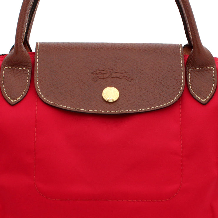 LongChamp Le Pliage Mini Tote- Red Garance